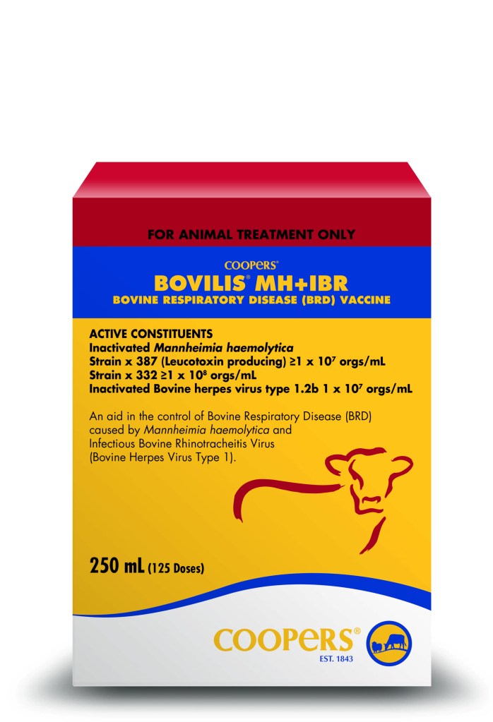 Bovilis MH + IBR - Specialty Vaccine - Coopers Animal Health